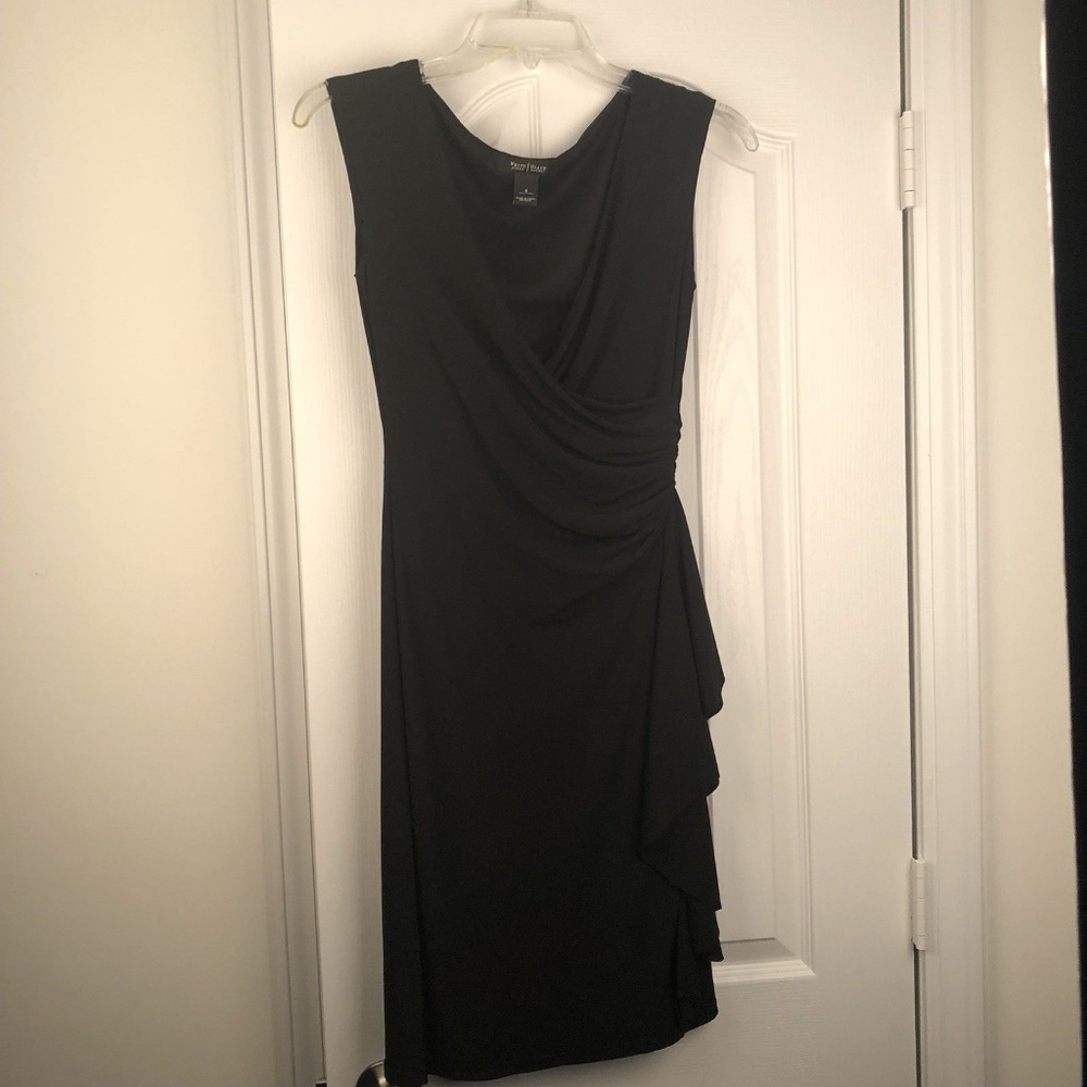 WHBM faux wrap dress- flattering!